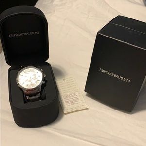 Emporio Armani men’s chronograph watch